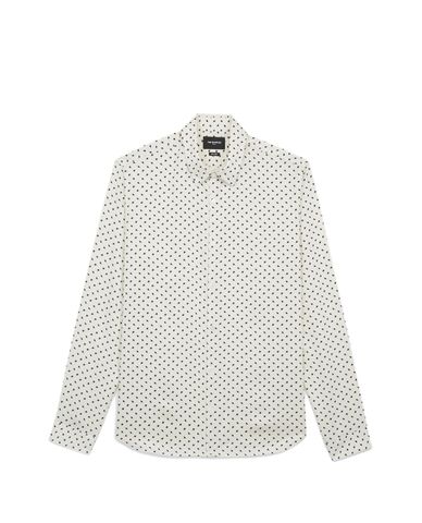  THE KOOPLES - Áo sơ mi nam tay dài Lightning Beige 