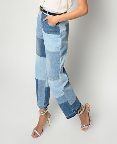  PINKO - Quần jeans nữ phom suông thời trang Oxnard 