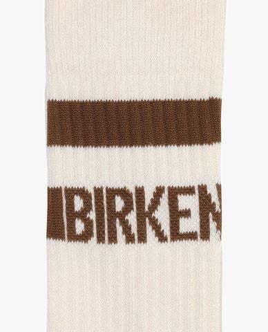  BIRKENSTOCK - Vớ unisex cổ cao phối sọc thời trang 