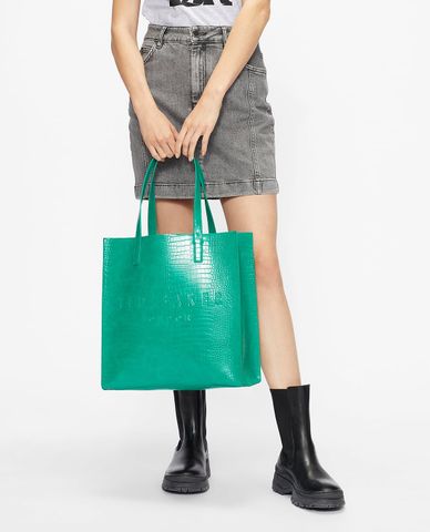  TED BAKER - Túi tote nữ phom vuông Croccon 
