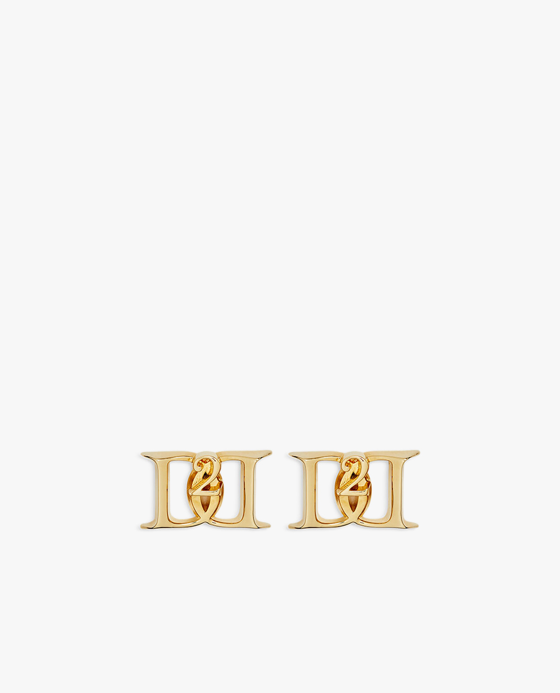 DSQUARED2 - Khuyên tai nữ xỏ lỗ hình logo Double D