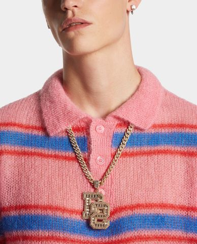  DSQUARED2 - Vòng cổ nam đính đá Bling Bling 