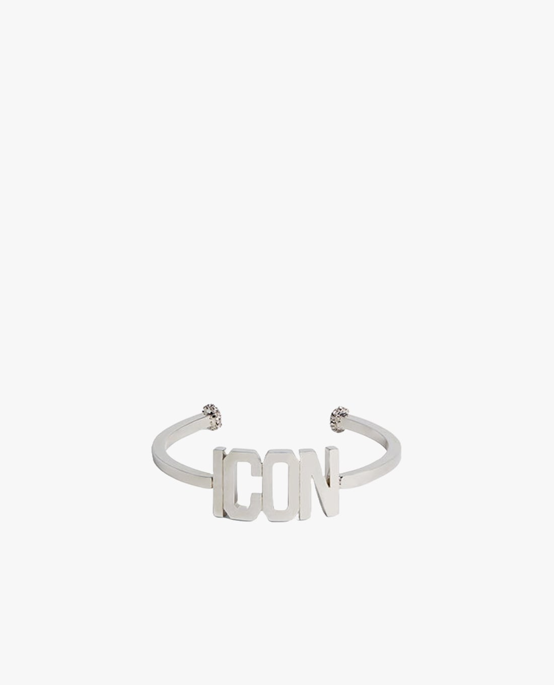DSQUARED2 - Vòng đeo tay nữ dáng hở phối logo Icon Clubbing
