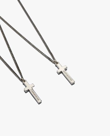  DSQUARED2 - Vòng cổ unisex phối mặt thánh giá Jesus 