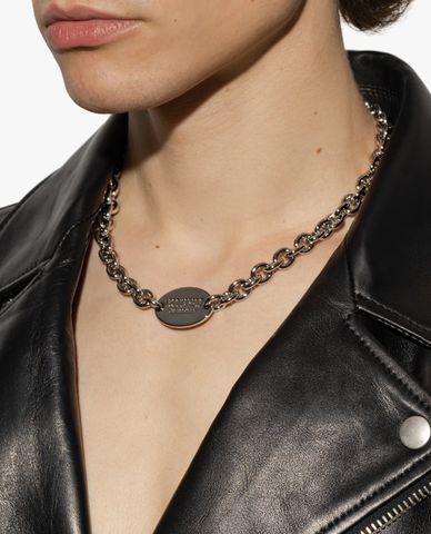  DSQUARED2 - Vòng cổ unisex mắt xích D2 Tag Chain 