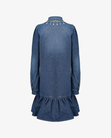  PINKO - Đầm sơ mi denim đuôi cá 
