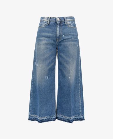  PINKO - Quần jeans nữ ống rộng thời trang 