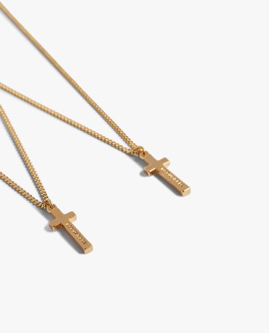  DSQUARED2 - Vòng cổ unisex phối mặt thánh giá Jesus 