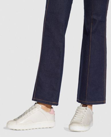  COACH - Giày sneaker nữ phối dây treo kim loại 