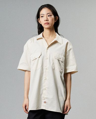  DICKIES - Áo sơ mi unisex cổ bẻ tay ngắn Mall 23 Casual 