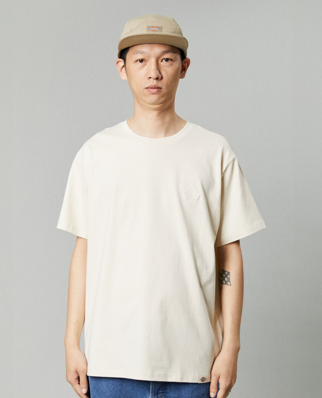 DICKIES - Áo thun nam cổ tròn tay ngắn năng động