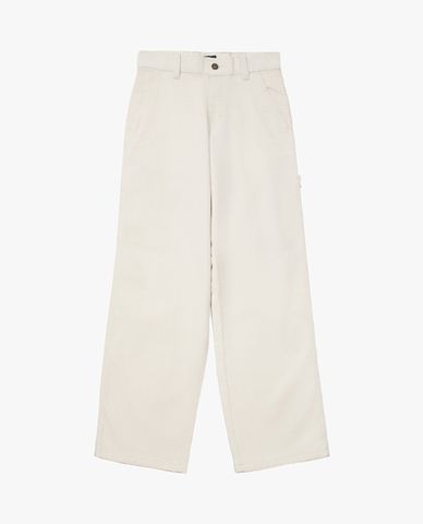  DICKIE- Quần nữ ống rộng phối túi hiện đại 