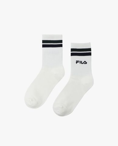  FILA - Vớ cổ cao unisex kẻ sọc thời trang 