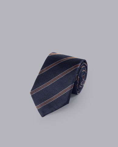  CHARLES TYRWHITT - Cà vạt nam thời trang Silk Stripe 