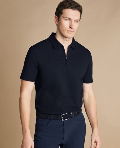  CHARLES TYRWHITT - Áo polo nam cổ bẻ tay ngắn Performance 