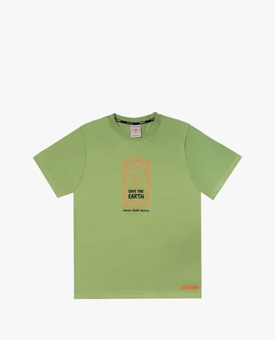  SKECHERS - Áo thun nữ phom suông tay ngắn năng động 