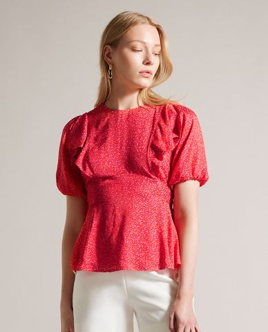  TED BAKER - Áo kiểu nữ ngắn tay Devonaa 