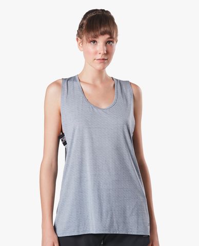  SKECHERS - Áo ba lỗ thể thao nữ phom suông Running 