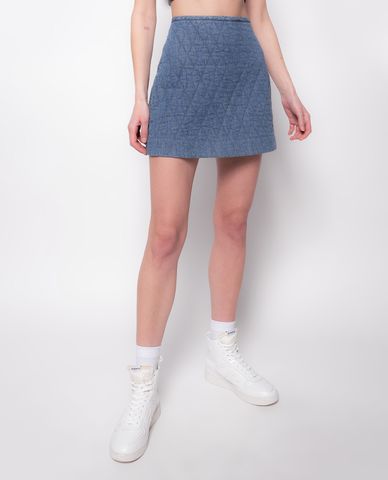  PINKO - Chân váy mini denim phom chữ A Cinica 