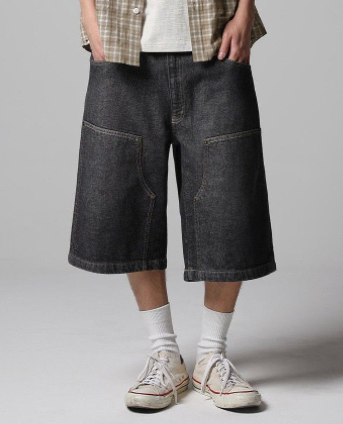 DICKIES - Quần short jeans nam ống rộng Gary Bill