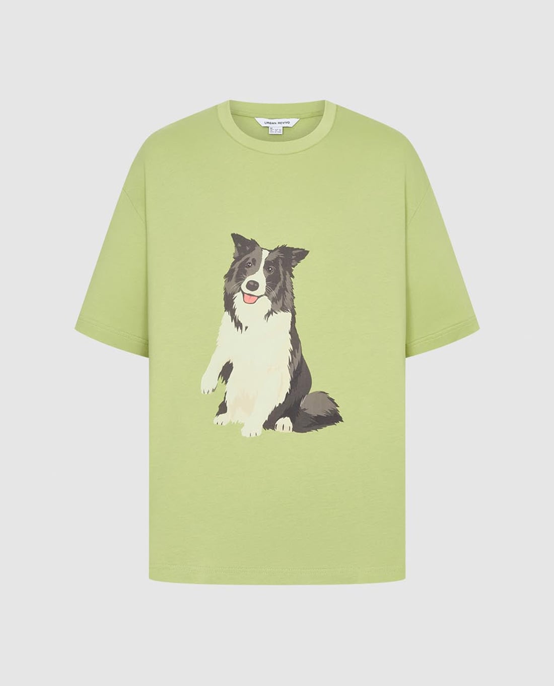 URBAN REVIVO - Áo thun nam cổ tròn tay ngắn