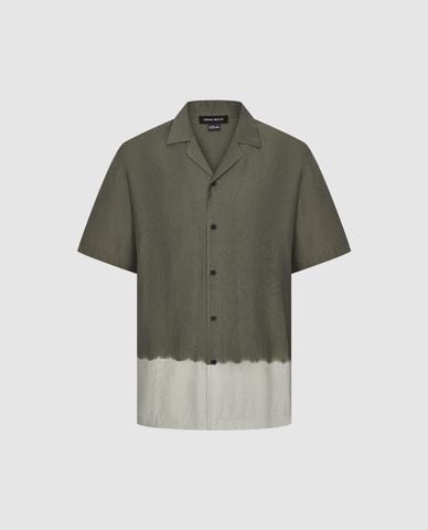  URBAN REVIVO - Áo sơ mi nam tay ngắn trẻ trung 