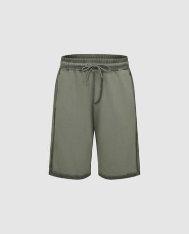  URBAN REVIVO - Quần short nam ngang gối Leisure 