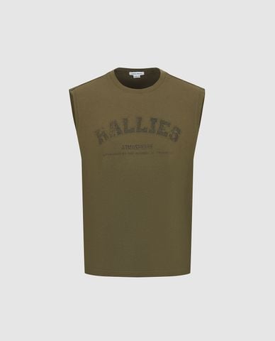  URBAN REVIVO - Áo sát nách nam cổ tròn Loose 