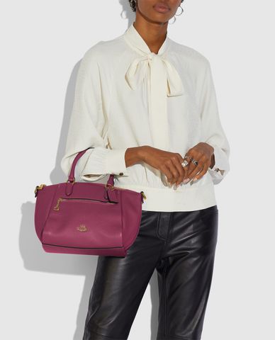  COACH - Túi xách tay nữ hình thang Elise Satchel 