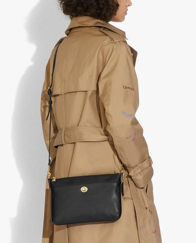  COACH - Túi đeo chéo nữ chữ nhật Polly 