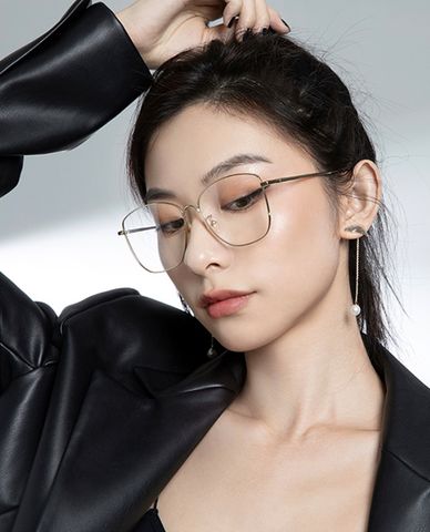  MUJOSH - Gọng kính vuông bản mỏng Butterfly 