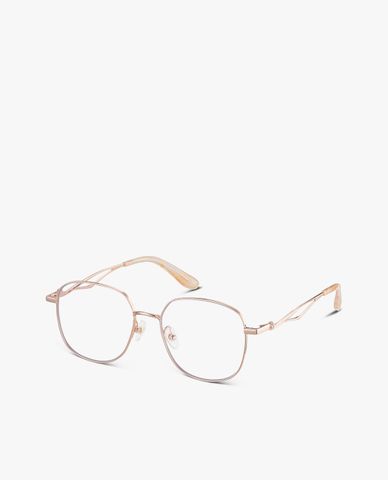  MUJOSH - Gọng kính oval nữ bản mảnh thanh lịch 