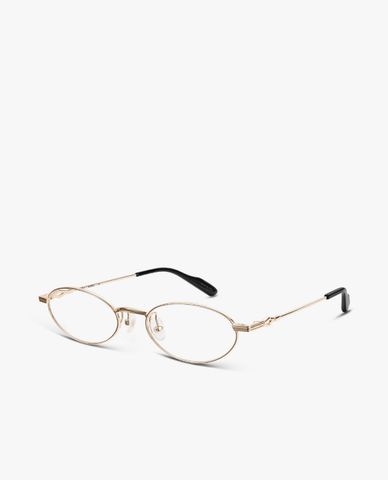  MUJOSH - Gọng kính oval unisex bản mảnh nữ tính 