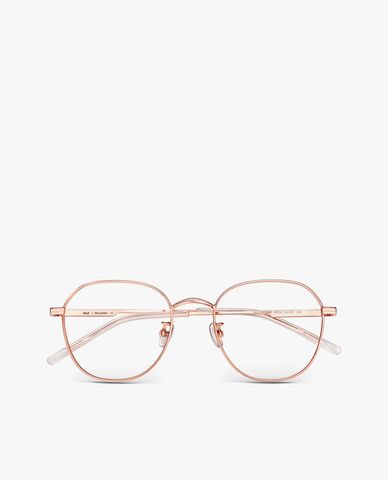  MUJOSH - Gọng kính tròn bản mảnh thời trang 