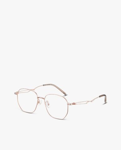  MUJOSH - Gọng kính đa giác unisex bản mảnh thanh lịch 