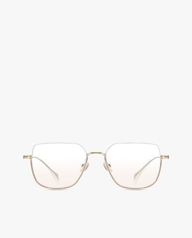  MUJOSH - Kính mát gọng đa giác nữ phối màu tinh tế 