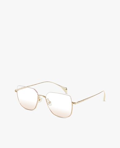  MUJOSH - Kính mát gọng đa giác nữ phối màu tinh tế 