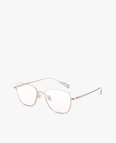  MUJOSH - Kính mát gọng tròn unisex phối màu tinh tế 