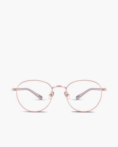  MUJOSH - Gọng kính tròn unisex dáng mảnh thời trang 