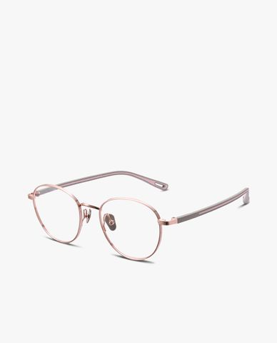  MUJOSH - Gọng kính tròn unisex dáng mảnh thời trang 