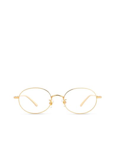  MUJOSH - Gọng kính kim loại mảnh Retro Oval 