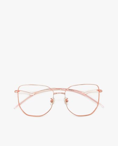  MUJOSH - Gọng kính đa giác bo tròn thời trang 