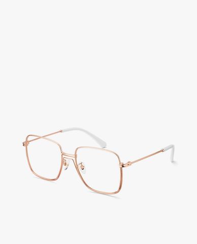  MUJOSH - Gọng kính vuông oversize bản mỏng hiện đại 