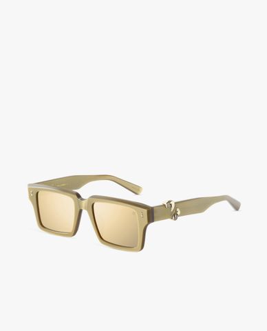  MUJOSH - Kính mát unisex gọng vuông bản dày cá tính 