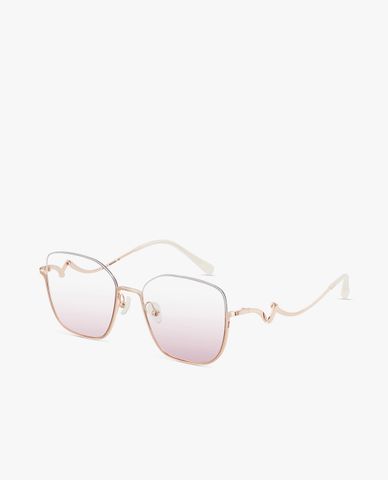  MUJOSH - Kính mát nữ gọng vuông bản mảnh nữ tính 