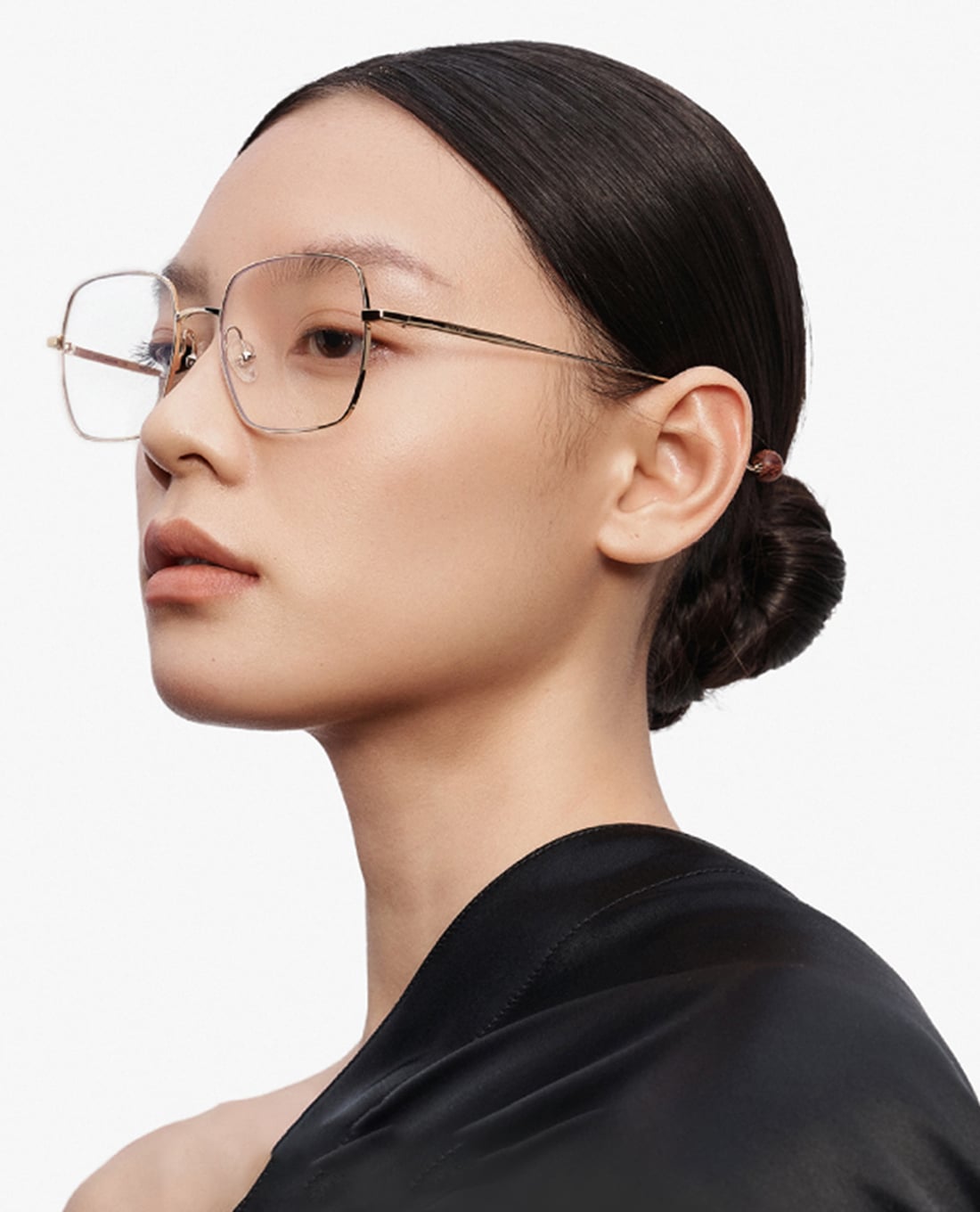 MUJOSH - Gọng kính vuông unisex bản mảnh