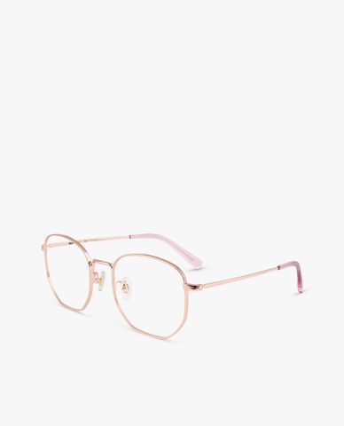  aojo - Gọng kính đa giác unisex bo tròn thời trang 