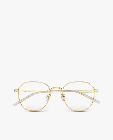  MUJOSH - Gọng kính tròn bảng mảnh thời trang 