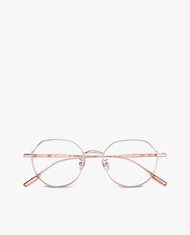  MUJOSH - Gọng kính tròn unisex bản mảnh thanh lịch 