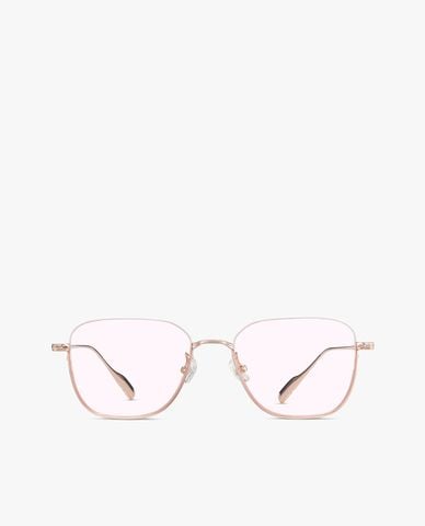  MUJOSH - Kính mát gọng tròn unisex phối màu tinh tế 